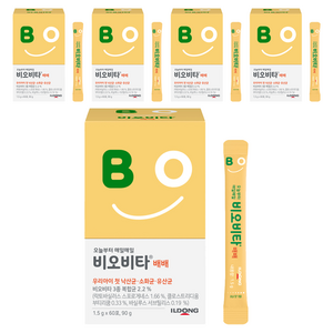비오비타 배배 유산균 60p, 90g, 5개