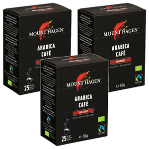 마운트하겐 유기농 스틱 커피, 2g, 25개입, 3개