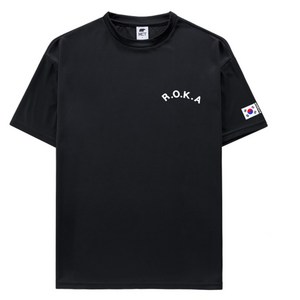 엠씨티 남녀공용 냉감 통기성 쿨 드라이 기능성 코리아아미 로카 반팔 티셔츠