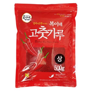 복이네먹거리 중국산고춧가루 상 보통맛 찜용, 500g, 1개