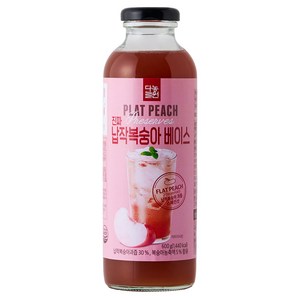 다농원 진짜 납작복숭아 베이스, 600g, 1개