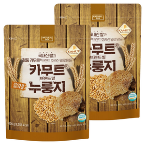 내추럴박스 카무트 브랜드 밀 끓임용 누룽지, 600g, 2개