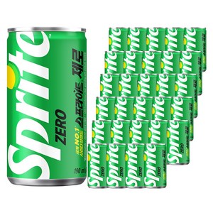 스프라이트 제로 사이다, 190ml, 30개