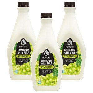 포모나 톡톡 농축 베이스 청포도 1.2kg, 1.2kg, 3개