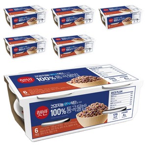 햇반 통곡물밥, 130g, 36개