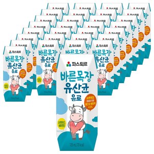 파스퇴르 바른목장 유산균 음료, 125ml, 72개