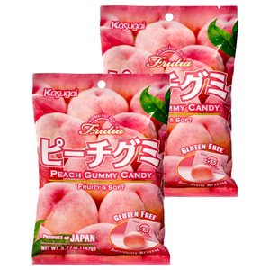 카수가이 피치 구미 젤리, 107g, 2개