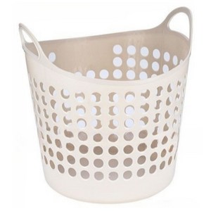 오코로 통기성 좋은 세탁 빨래바구니 50L