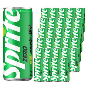 스프라이트 제로 사이다, 250ml, 30개