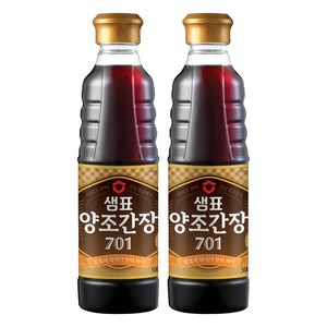 샘표 양조간장 701, 500ml, 2개