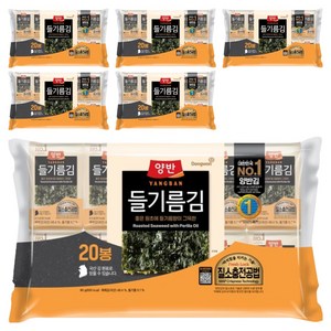 양반 들기름 도시락김, 4.5g, 60개