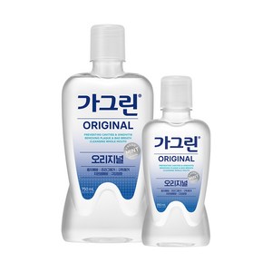 가그린 오리지널 구강청결제 750ml + 250ml, 750ml, 1세트