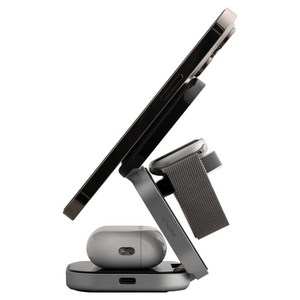 시홈 맥세이프 3in1 접이식 휴대용 22.5W 고속 무선충전기