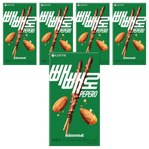 빼빼로 아몬드, 37g, 5개