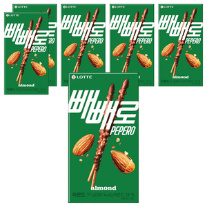 빼빼로 아몬드, 37g, 6개