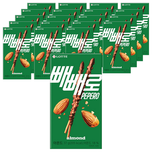 빼빼로 아몬드, 37g, 20개