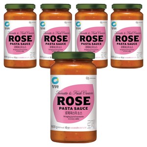 청정원 로제 파스타소스, 600g, 5개