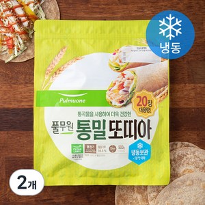 풀무원 요리도우 통밀 또띠아 (냉동), 500g, 2개