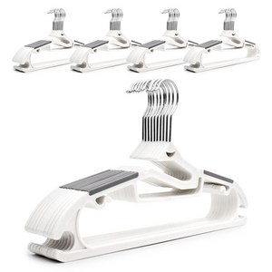 예밀 논슬립 회전 옷걸이, 화이트, 50개