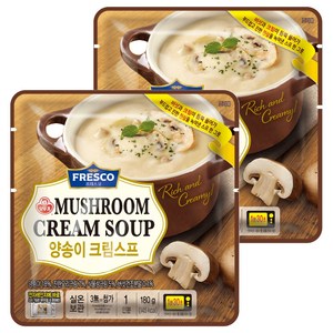 오뚜기프레스코 양송이 크림스프, 180g, 2개