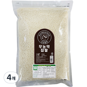 싱싱잡곡 무농약 찹쌀, 3kg, 4개