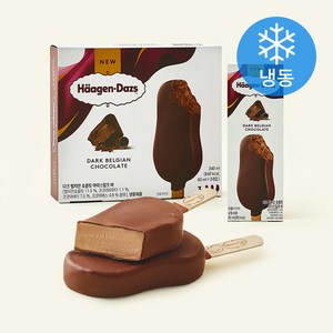 하겐다즈 멀티바 다크 벨지안 초콜릿 (냉동), 3개입, 80ml, 1개