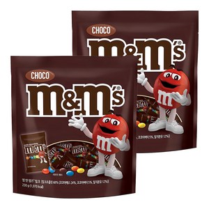 엠앤엠즈 밀크 초콜릿 펀사이즈, 230g, 2개