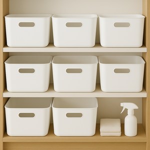 보노하우스 국내 제조 로코스 팬트리수납 정리 손잡이 바스켓