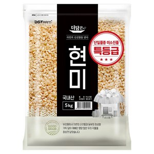 더담은 미소진품 현미 특등급, 5kg, 1개