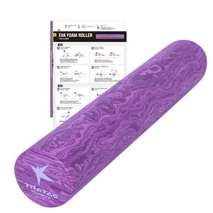 트라택 EVA 폼롤러, 펜시 퍼플, 91cm, 1개