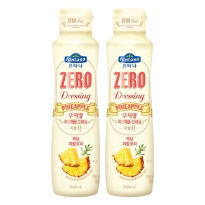 폰타나 저당 저칼로리 무지방 파인애플 드레싱, 230g, 2개