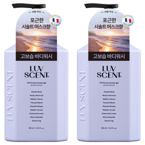 럽센트 어텀비치 바디워시 씨솔트머스크향, 500ml, 2개