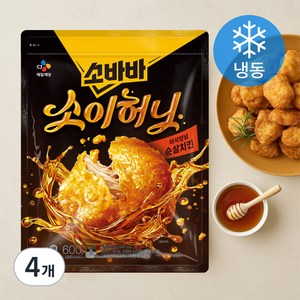 소바바 소이허니 순살 (냉동), 600g, 4개