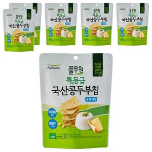 풀무원 특등급 콩 두부칩 오리지널, 40g, 6개
