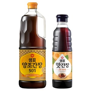 샘표 양조간장 501 1.7L + 맛간장 500ml, 1세트