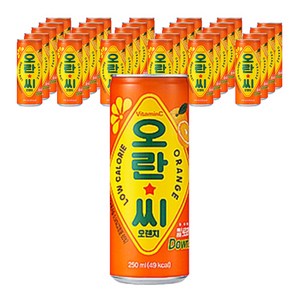 오란씨 오렌지 탄산음료, 250ml, 30개