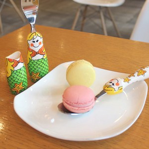 잇포펀 듀오 유아 스푼 포크 세트, 인어공주, 1세트