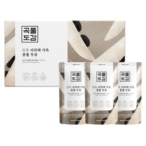 곡물도감 국산 21곡 서리태 가득 콩물두유, 180ml, 15개