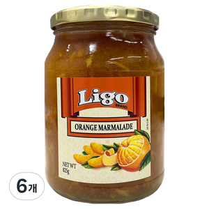 리고 오렌지 마멀레이드, 825g, 6개