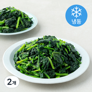 시금치 (냉동), 1kg, 2개