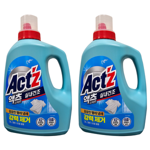 액츠 퍼펙트 실내건조 액상세제 본품, 3L, 2개