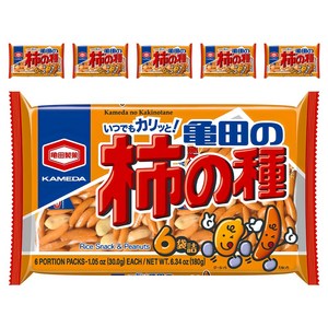 카메다 카키노타네 스낵 6p, 180g, 6개