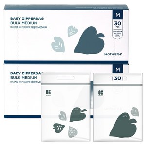 마더케이 아기 지퍼백 대용량, M, 2개