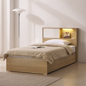 파로마 멜로 LED 빅수납 침대 프레임 단품 방문설치