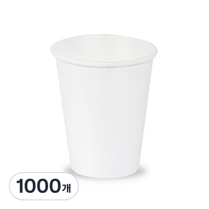 더빈썸 무지 종이컵 240ml, 1개, 1000개
