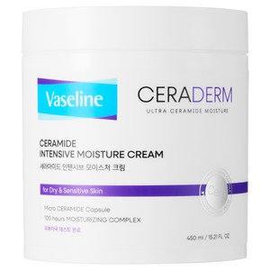 애경바세린 세라덤 인텐시브 모이스처 바디크림, 450ml, 1개