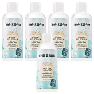 더샘 힐링 티 가든 티트리 클렌징 워터, 300ml, 5개
