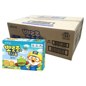 빙그레 뽀로로와 친구들 플레인 크래커, 65g, 20개