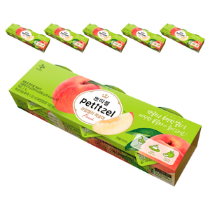 쁘띠첼 과일젤리 복숭아, 90g, 18개