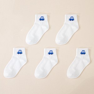 롤리트리 아동용 미니카 포인트 양말 5켤레